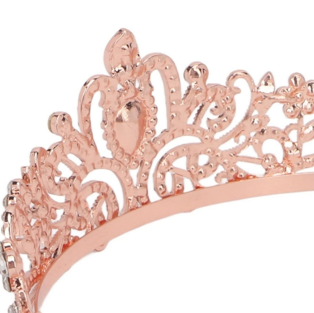 Women's Crystal Crown Tiara - Picture 6 of 16